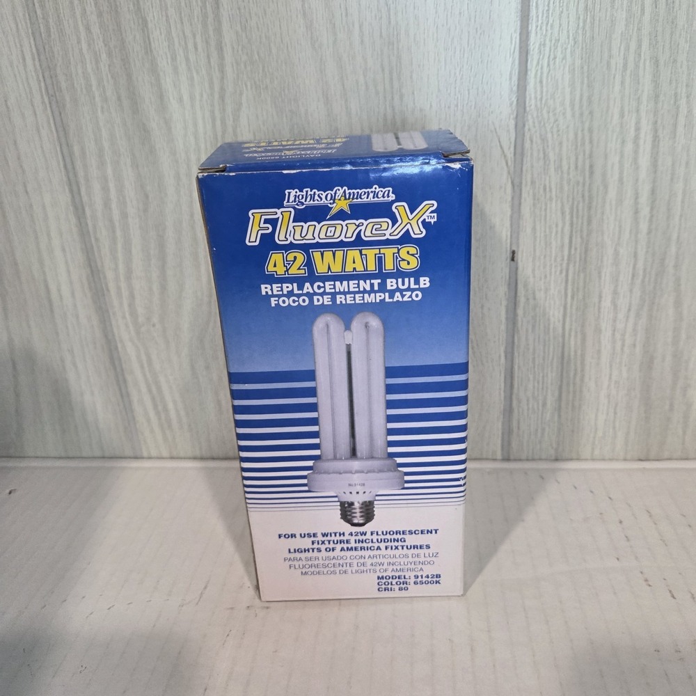 Lights Of America 9142B 4-Tube CFL Bulb - White